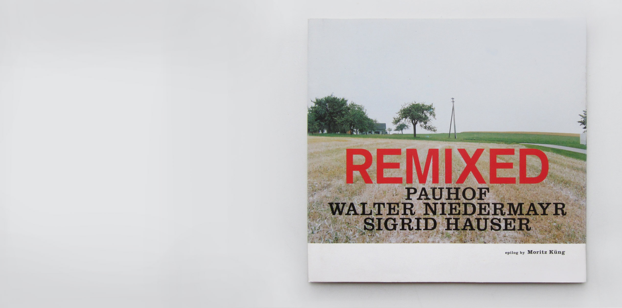 Cover book. Full-page photo. Large title overlayed. White space at bottom.